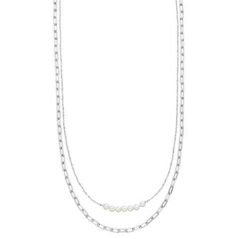 NANA KAY Silberkette Vivid Chains, ST1956, mit Muschelkernperle