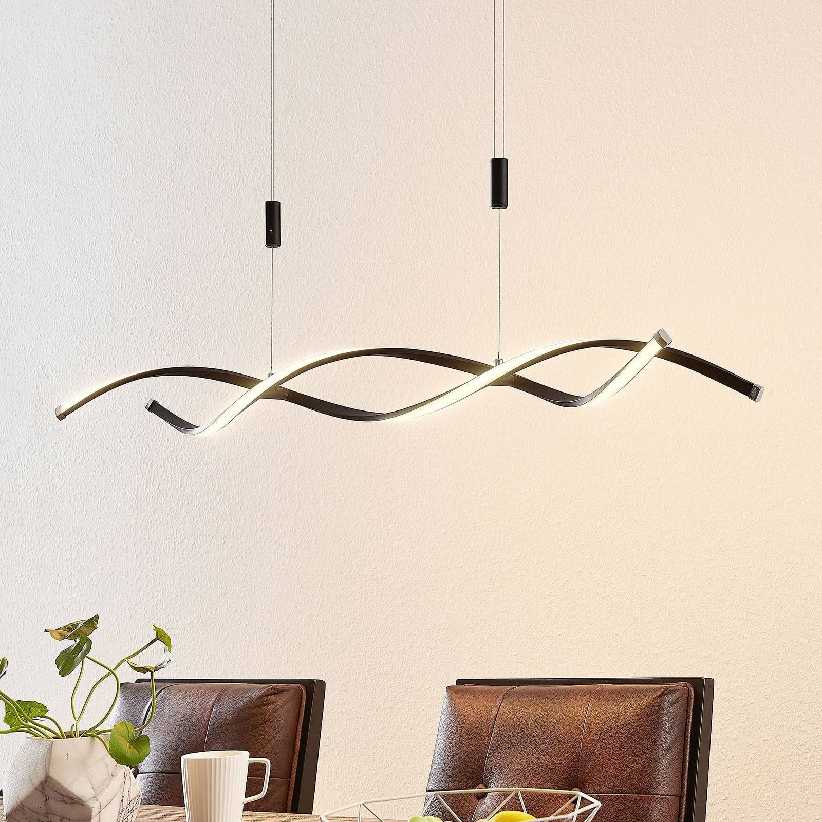 Lindby LED-Hängeleuchte Welina, 107 cm, dimmbar, verstellbar günstig online kaufen