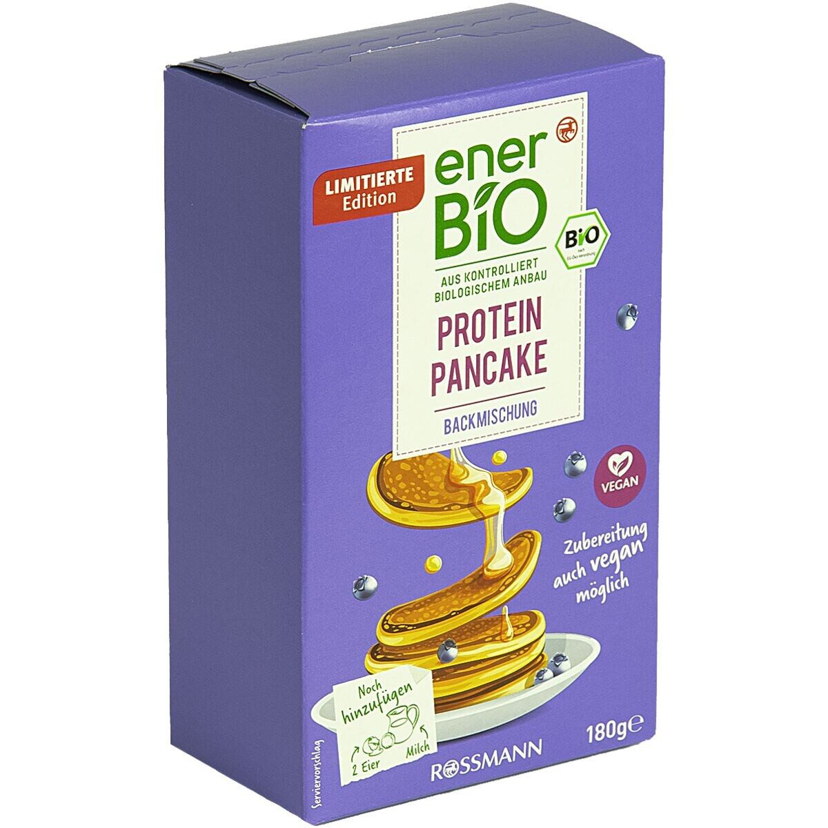 enerBIO Backmischung Protein Pancake, 180 g