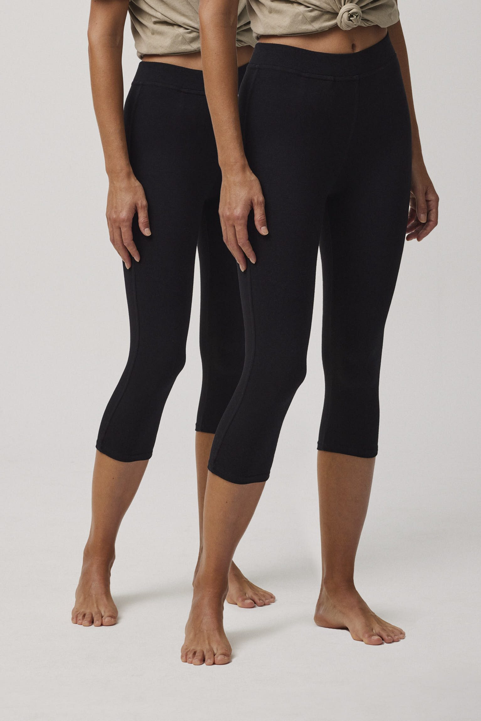YSABEL MORA 3/4-Leggings (2er Pack) elastischer Bund, Baumwollmix günstig online kaufen