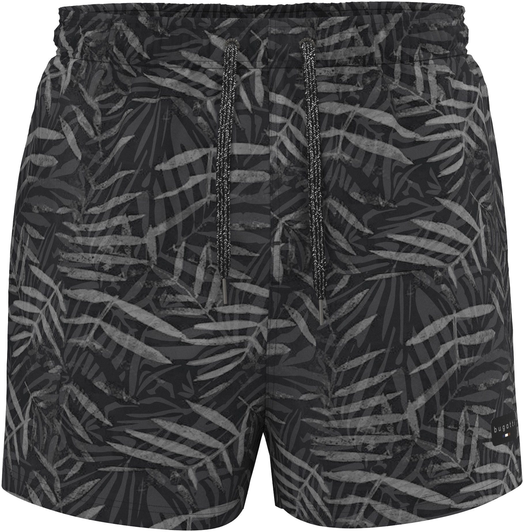 bugatti Badeshorts Karim Alloverprint, linkes Bein Brand Label günstig online kaufen