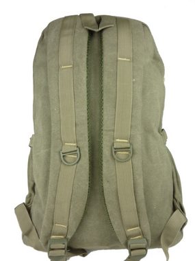 Taschen4life Freizeitrucksack Trekking Canvas Rucksack, T115, Militär Stil, Damen und Herren Segeltuch Stoffrucksack
