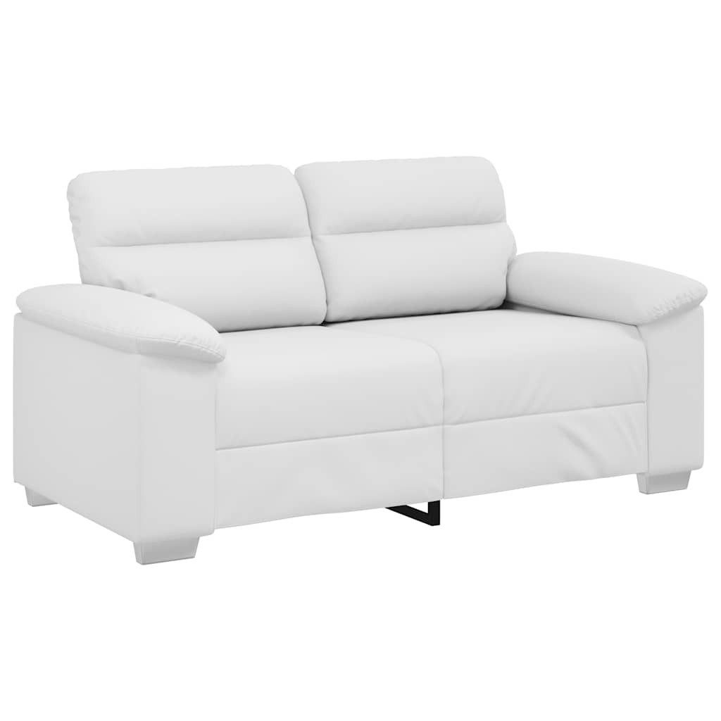 vidaXL Sofa 2-Sitzer-Sofa Weiß 120 cm günstig online kaufen