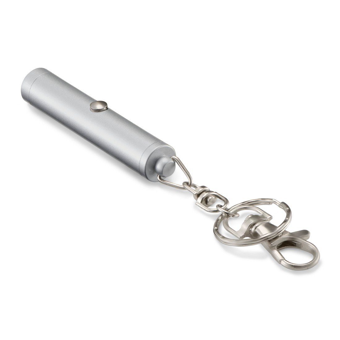 Laserpointer Laserpointer mit rotem Laser, 50 m Reichweite, Ring und Karabinerhaken