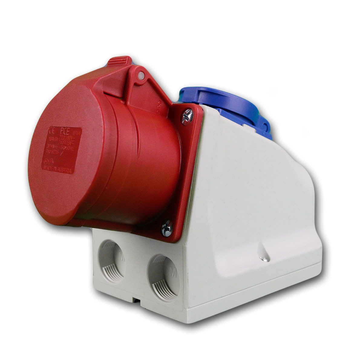 world-trading-net Вилка cee CEE-Wandsteckdose 16A AP mi Schuko-Steckdose IP44