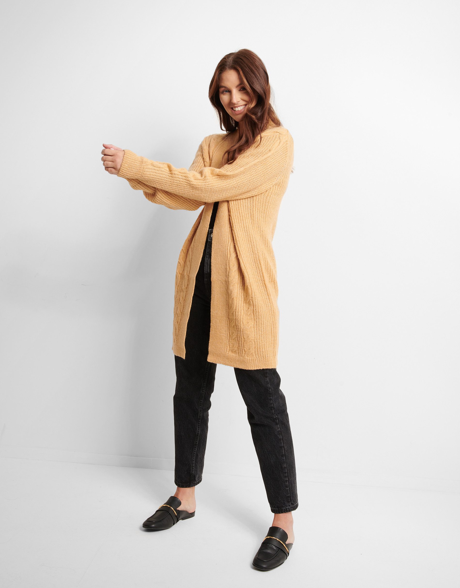 Threadbare Strickjacke Rozanna (1-tlg) mit schönem Strickmuster