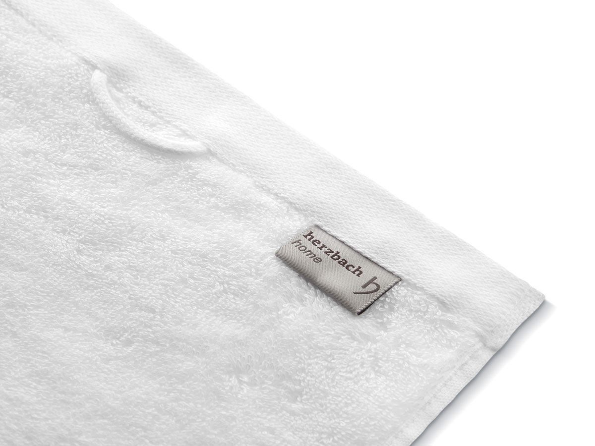 herzbach home Seiftuch Pura 30x30 cm, (3-St), 550g/m², Premium-Qualität, 100% Baumwolle, einfarbig – Bild 4 von 4