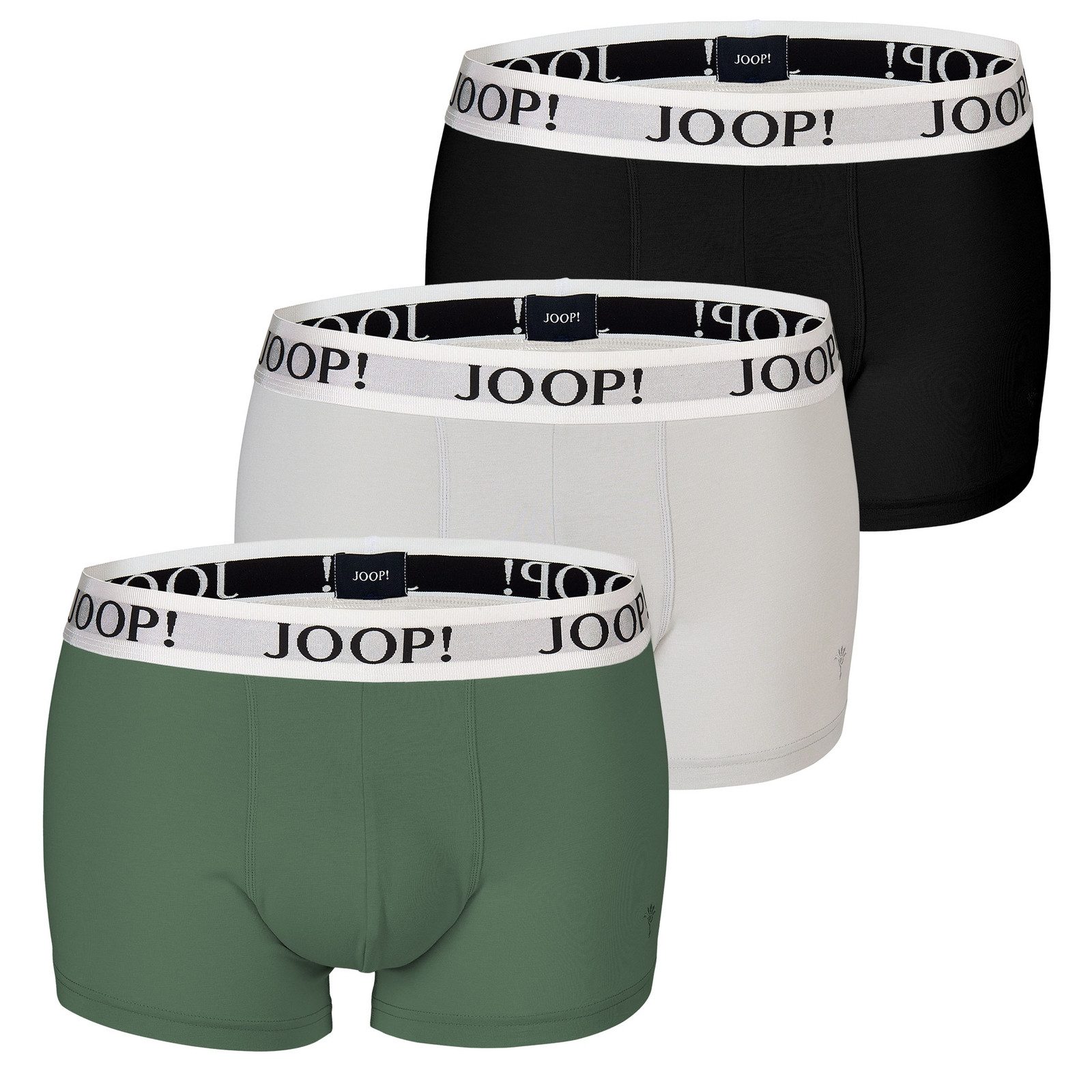 JOOP! Trunk Cotton-Stretch Boxer (3er Set) mit umlaufenden Markenschriftzug auf Bund