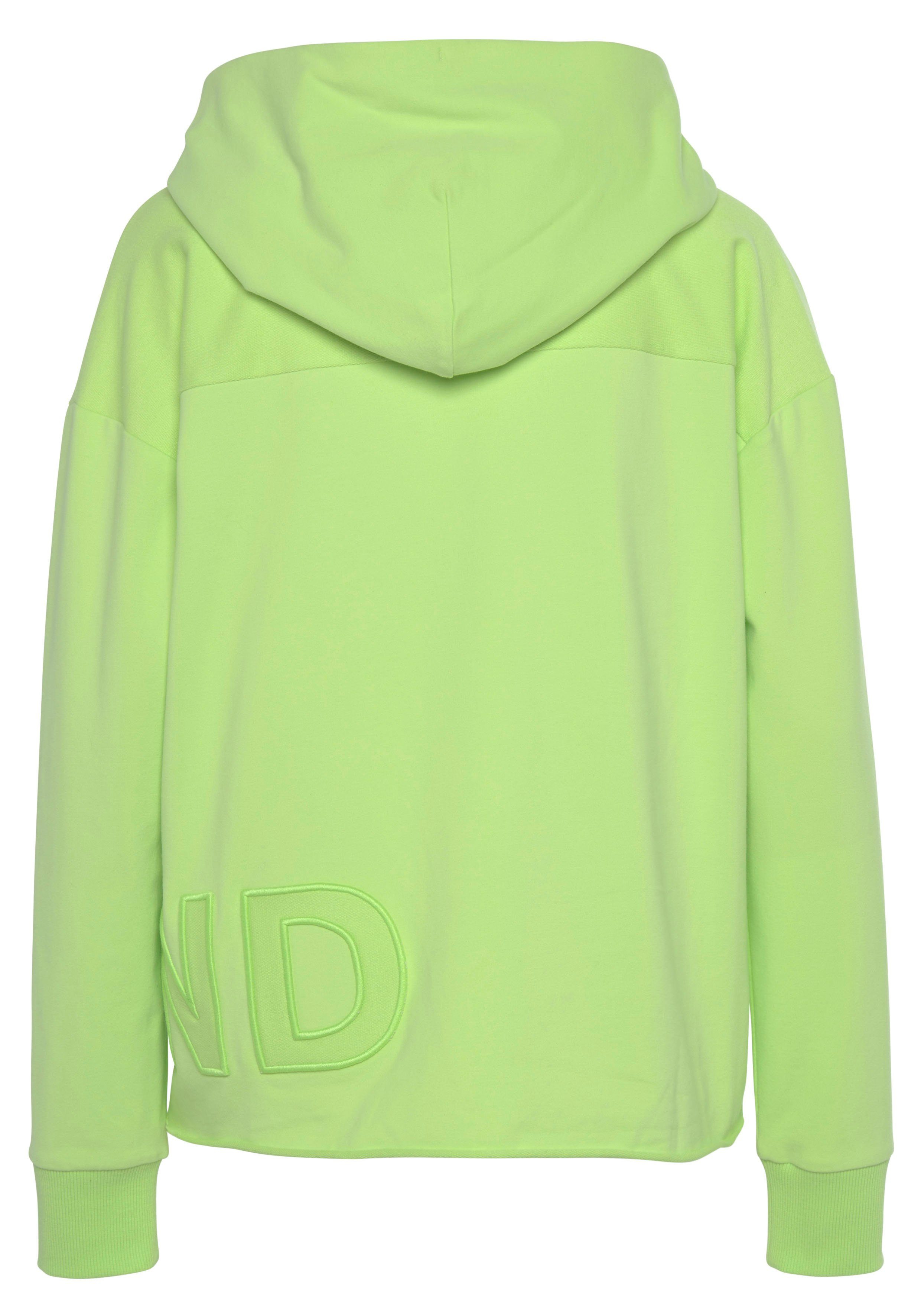 Elbsand Kapuzensweatshirt Elgin mit Logostickerei, lockerer Hoodie aus elastischer Baumwolle