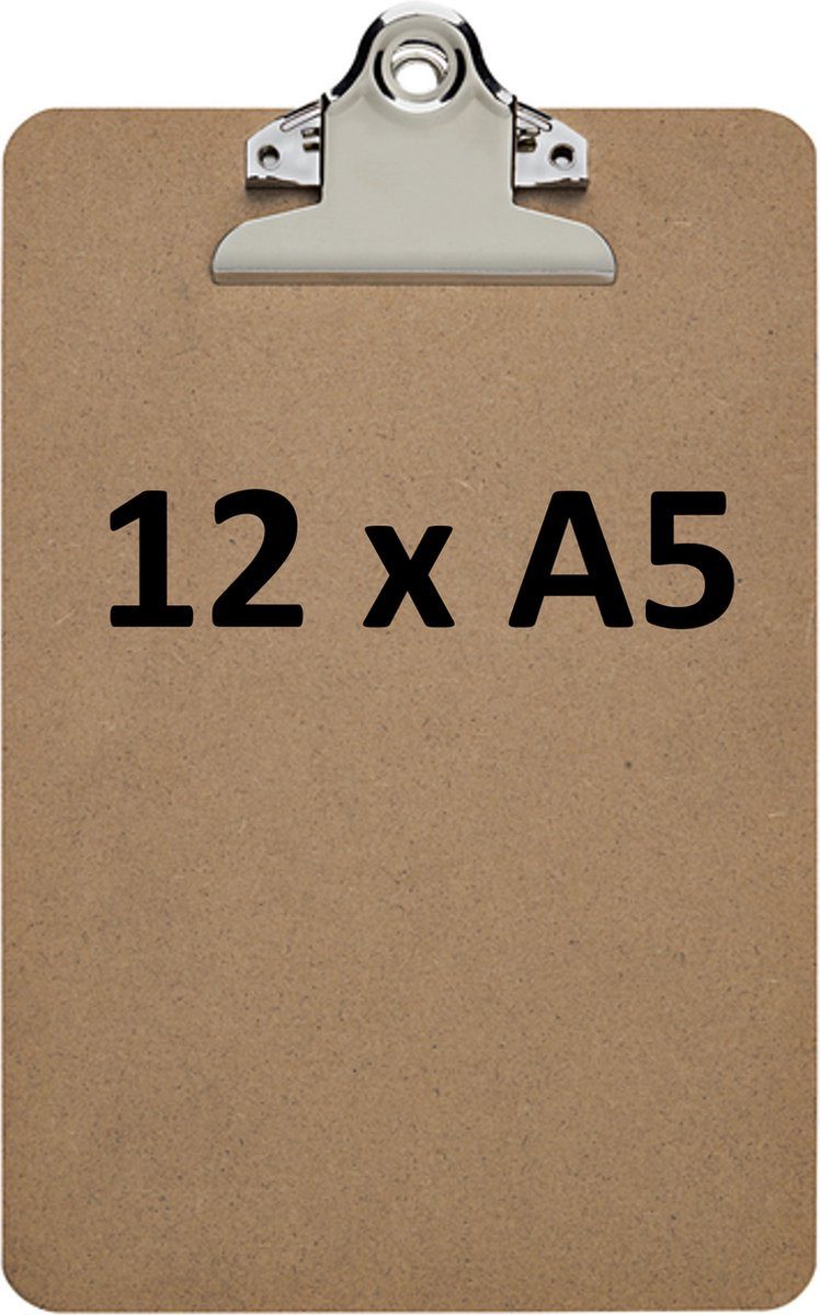 Maul Klemmen Classic A5 Klembord Set 12 Stück, (Set, 12-St)