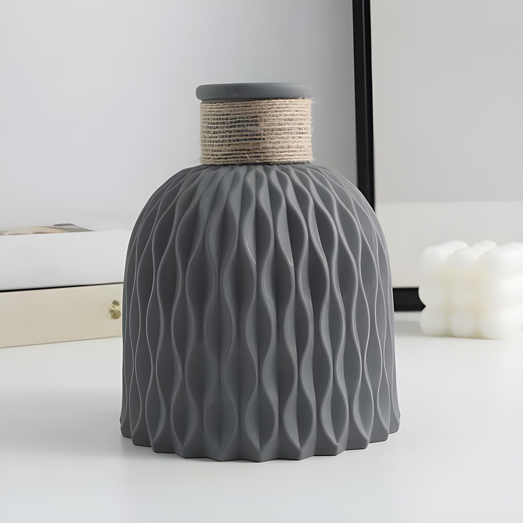 HS.SUPPLY Dekovase Blumenvase, unzerbrechliche Vase aus günstig online kaufen