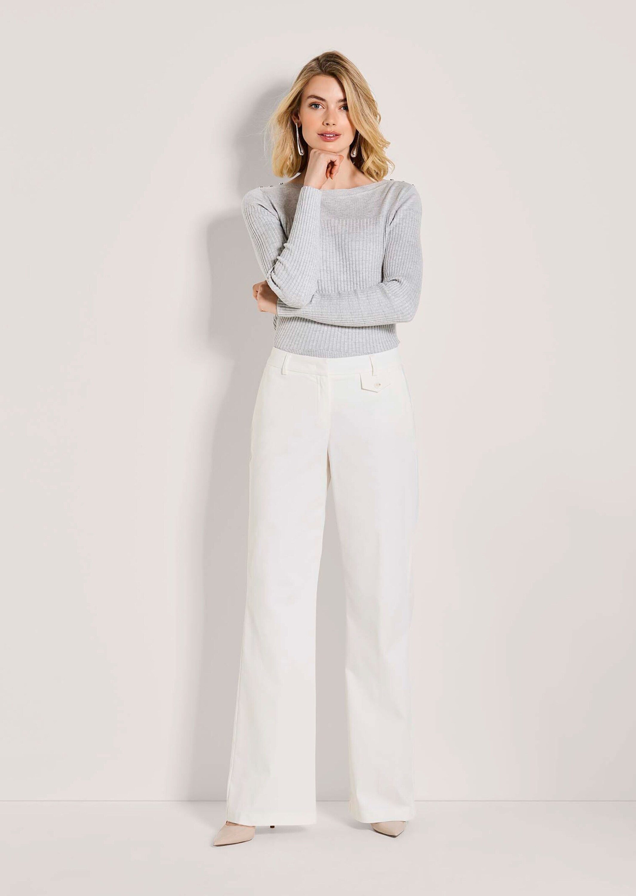 MADELEINE Stoffhose Sommerhose mit Formbund Stoffhose mit Gürtelschlaufen, günstig online kaufen