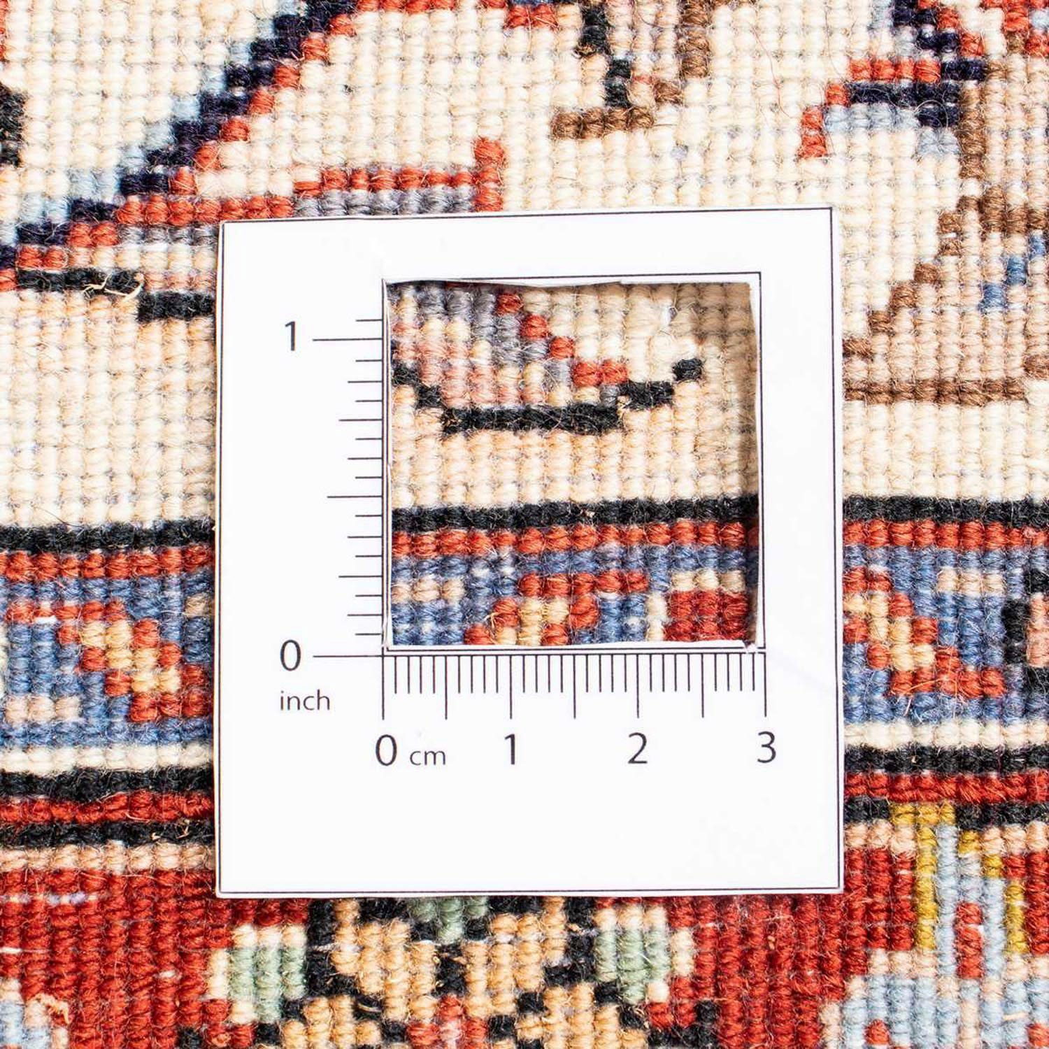 Wollteppich x morgenland, Stark Unikat Golpayegan Gemustert mit Zertifikat mm, 311 205 10 cm, rechteckig, Höhe: Rosso