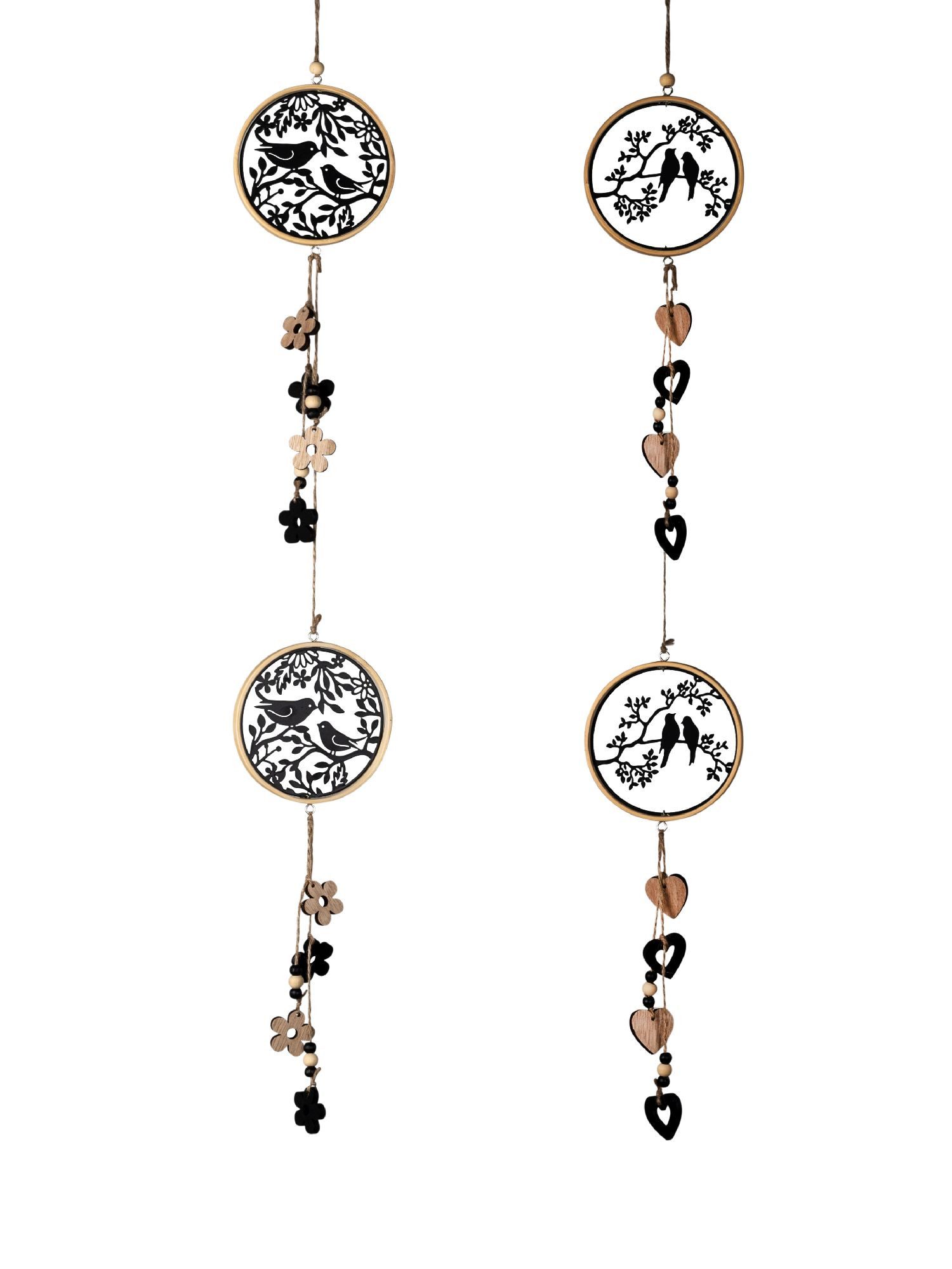 formano Hängedekoration Frühlingszeit, Farbe: Schwarz, Motiv: Vogel günstig online kaufen