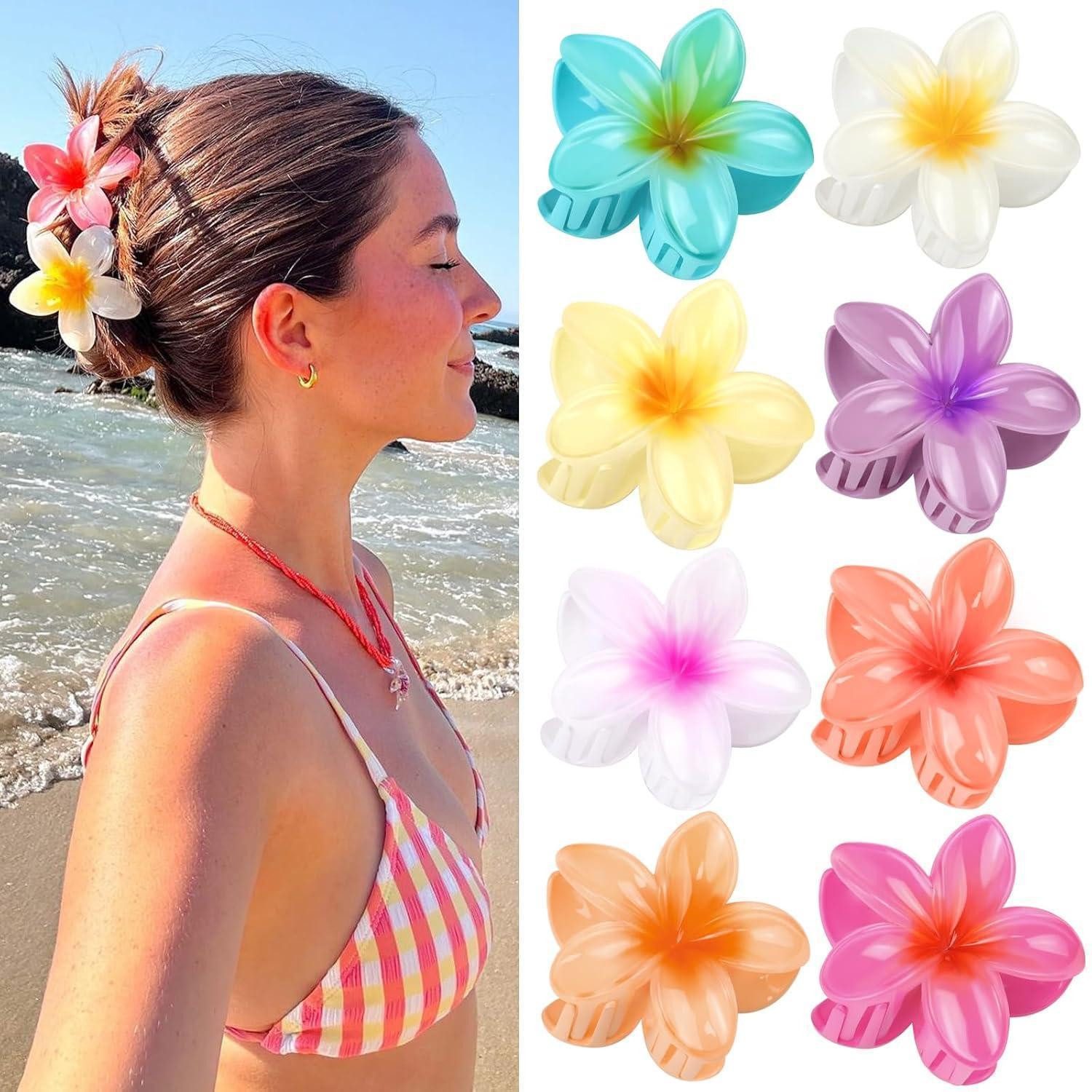 LuxusKollektion Haarspange Haarklammer Gelb Hellgelb Blau Lila Hellviolett Hellrot Orange Rose