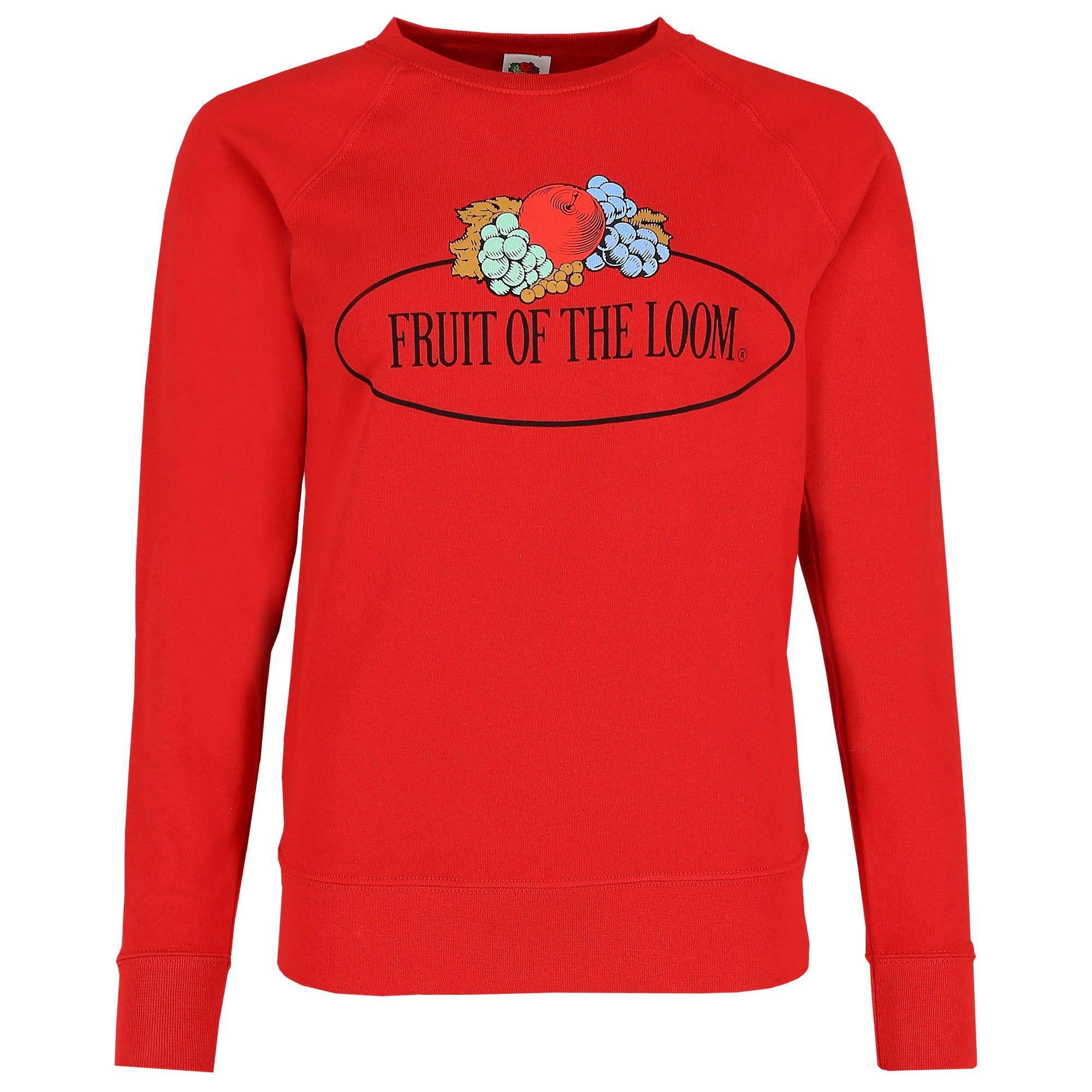 Fruit of the Loom Sweatshirt leichtes Damen Sweatshirt mit Vintage-Logo günstig online kaufen