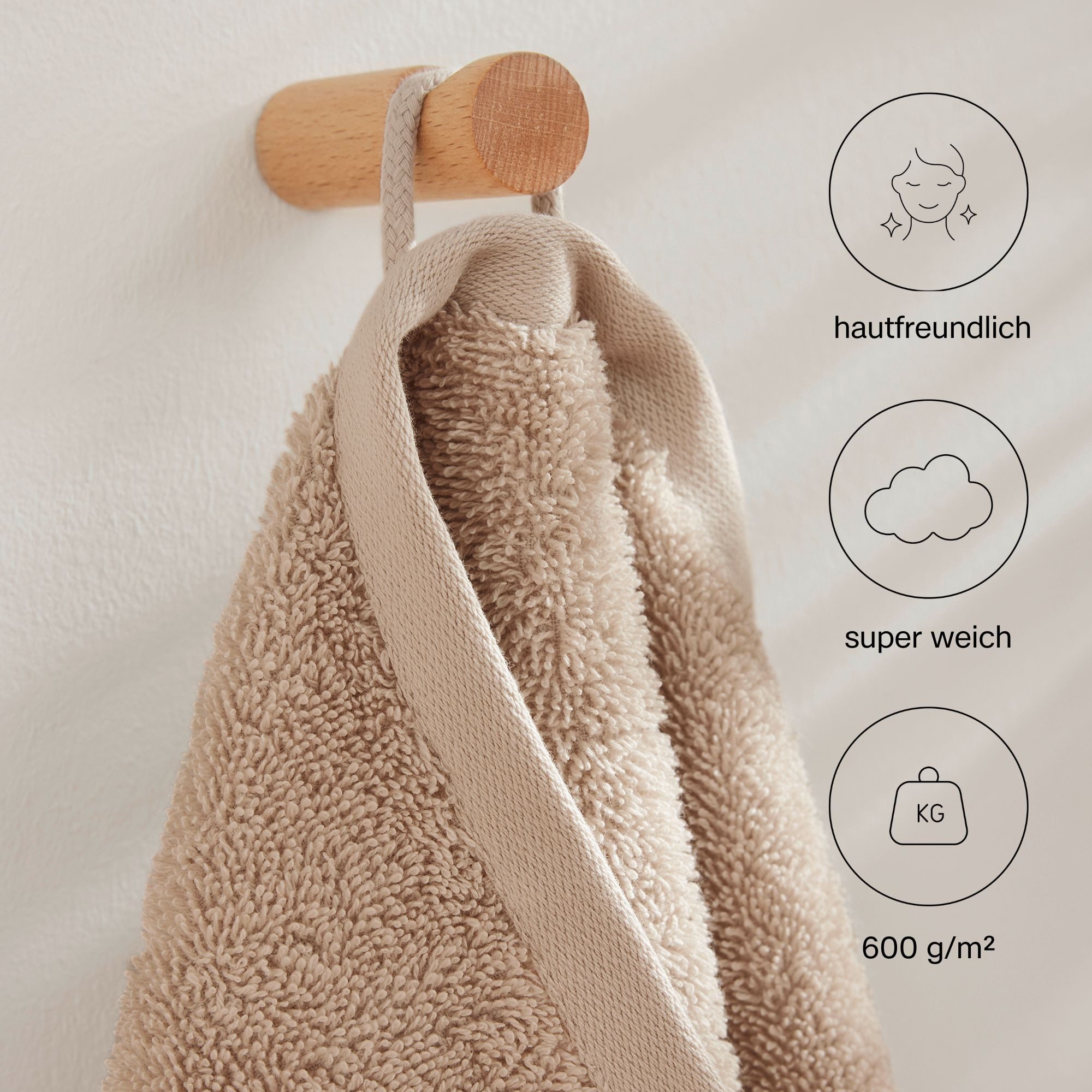 s.Oliver Handtuch s.Oliver, Premium Qualität, 600 gr/m², auch als Sets erhältlich, Walkfrottier (1-St), große Farbauswahl, auch als Duschtuch, Waschhandschuh, Gästetuch