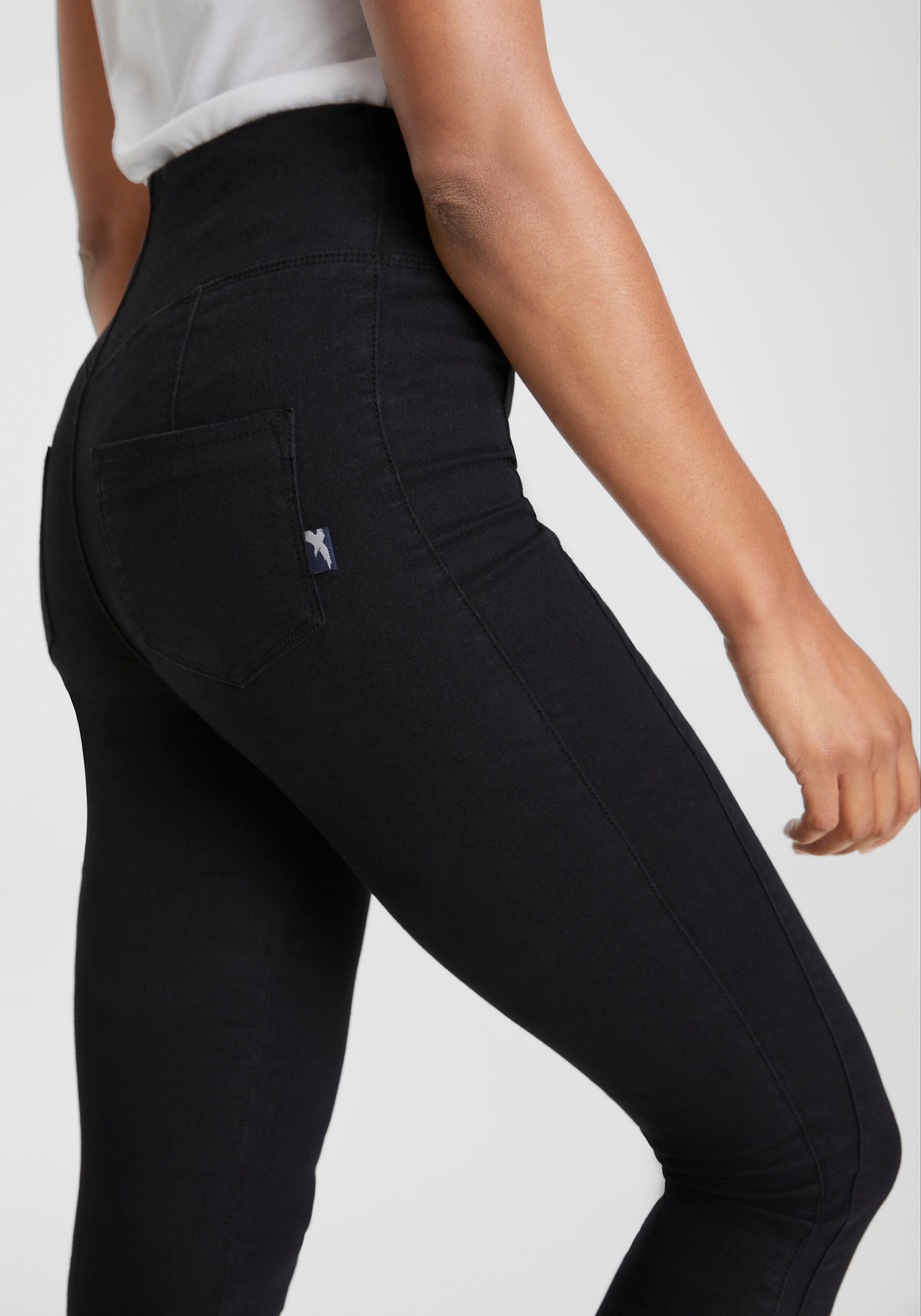 Arizona Jeansjeggings extra-eng geschnittene Beinform, hohe Leibhöhe