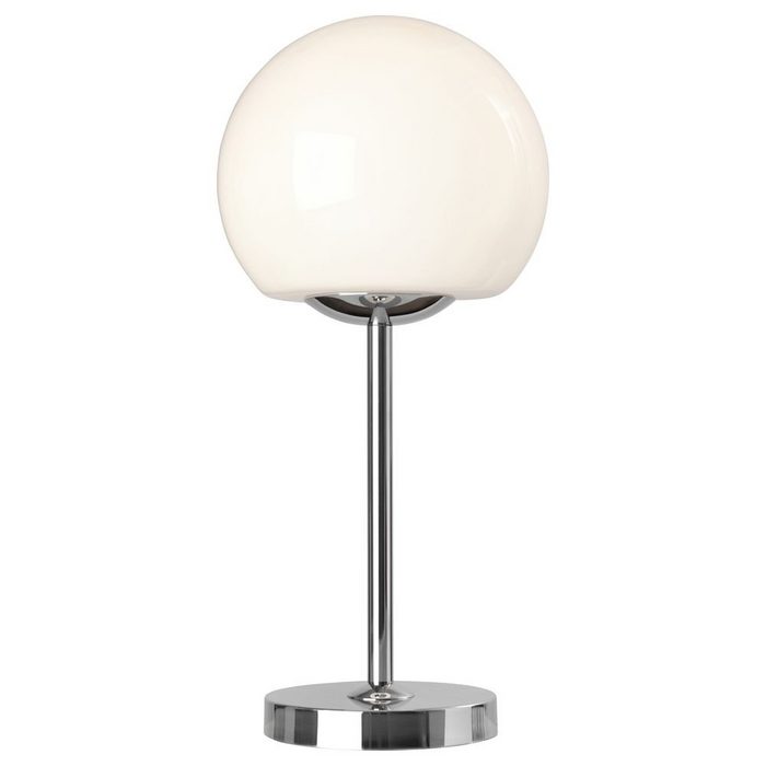 Villeroy & Boch Tischleuchte Tischleuchte Stirling in Weiß und Chrom E14 Farbe: Chrom Leuchtmittel enthalten: Nein warmweiss Tischleuchte Nachttischlampe Tischlampe