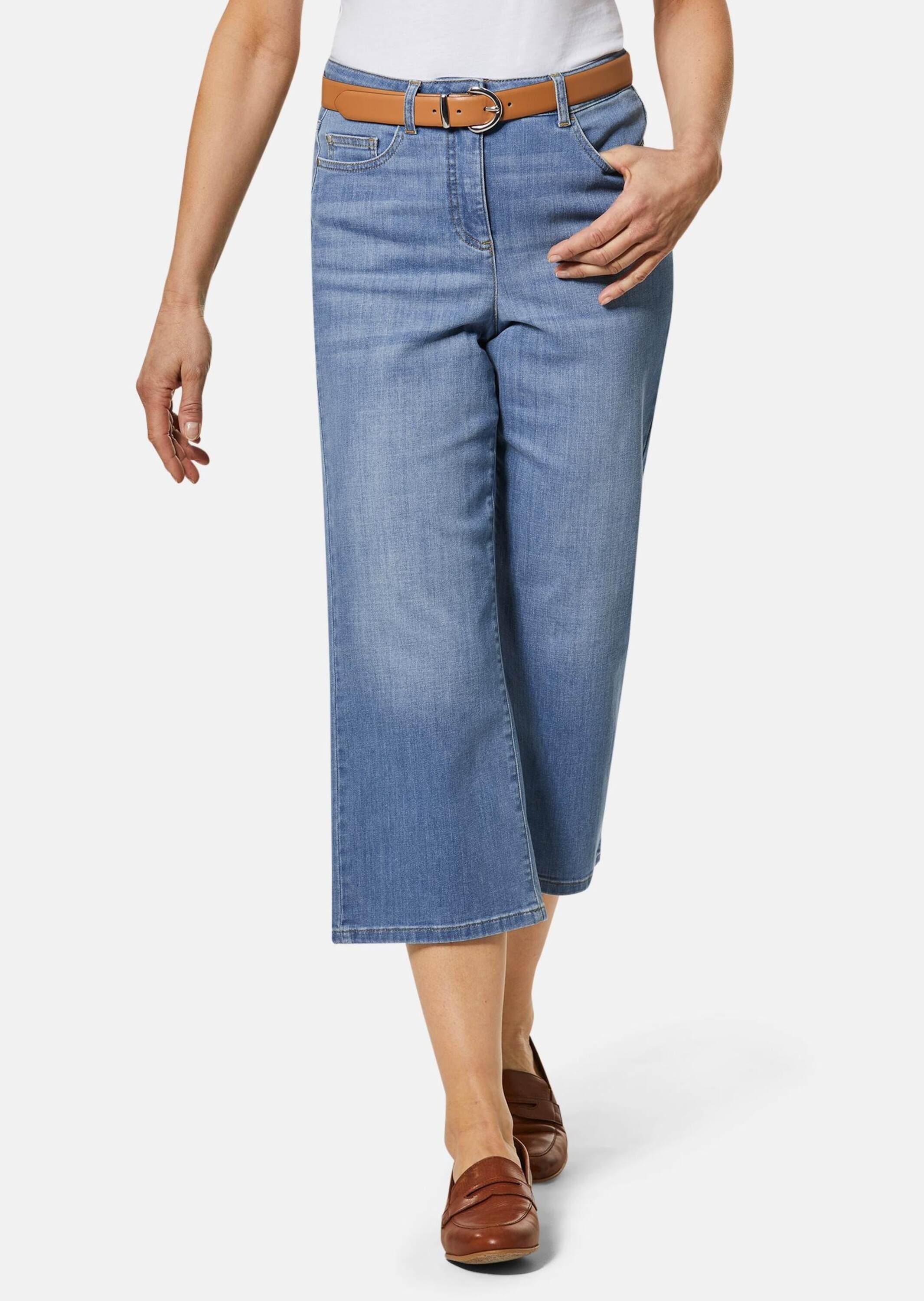 GOLDNER Stoffhose Kurzgröße: Bequeme Culotte in günstig online kaufen