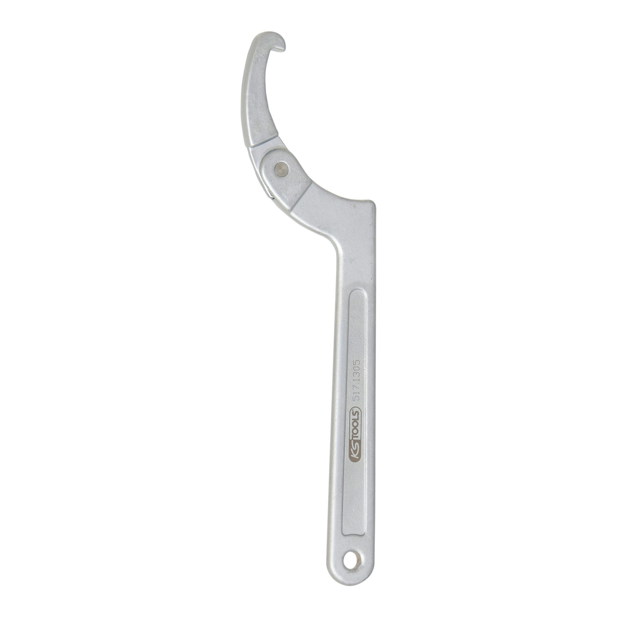 KS Tools Zangenschlüssel KS Tools Gelenk-Hakenschlüssel mit Nase, 114-158mm