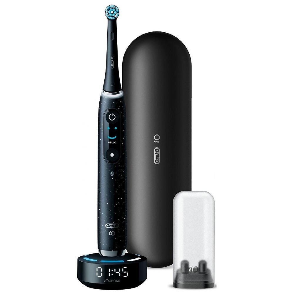 Oral-B Elektrische Zahnbürste iO 10, Aufsteckbürsten: 5 St., Magnet-Technologie, iOsense, 7 Putzmodi, Farbdisplay & Lade-Reiseetui – Bild 2 von 5