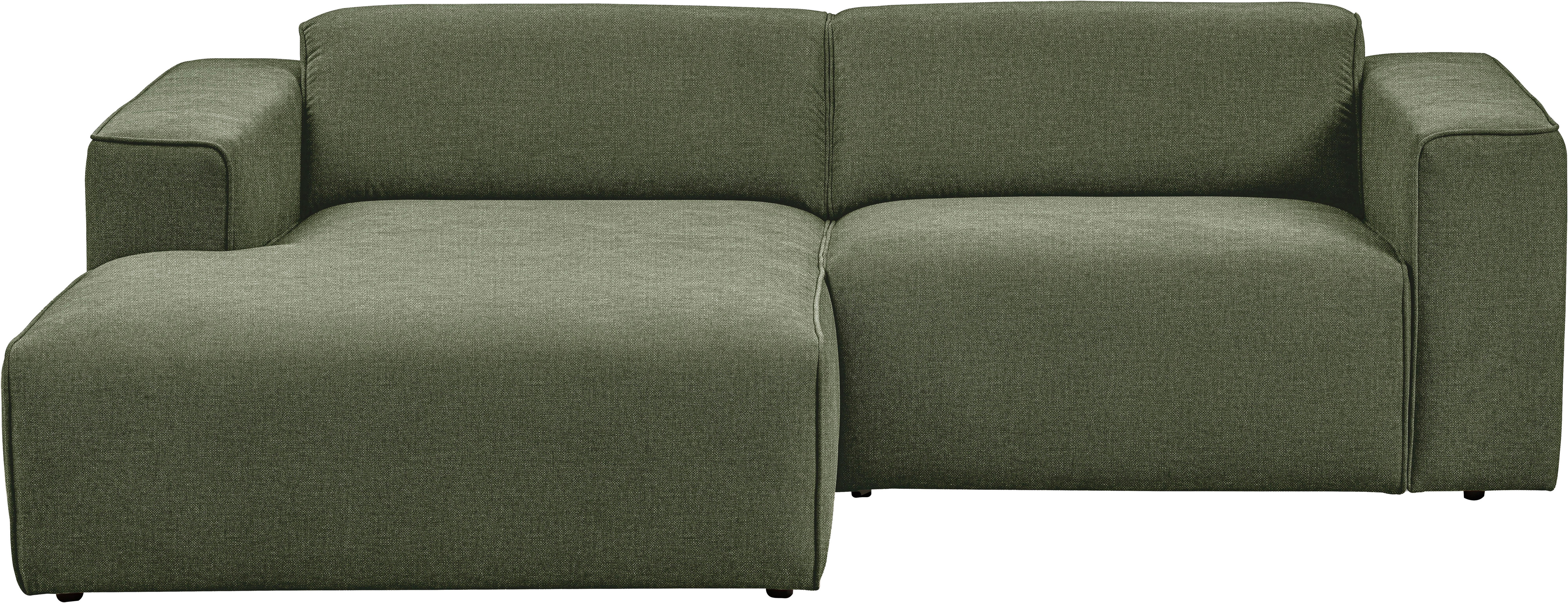andas Ecksofa "Noord mit Kedernaht, Breite 234 cm, L-Form", Cord, Struktur, günstig online kaufen