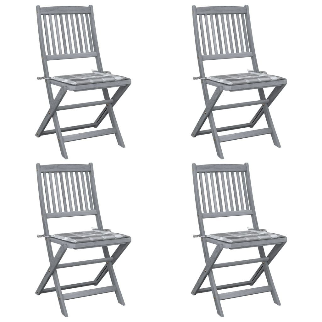 vidaXL Gartenstuhl Klappbare Gartenstühle 4 Stk. günstig online kaufen