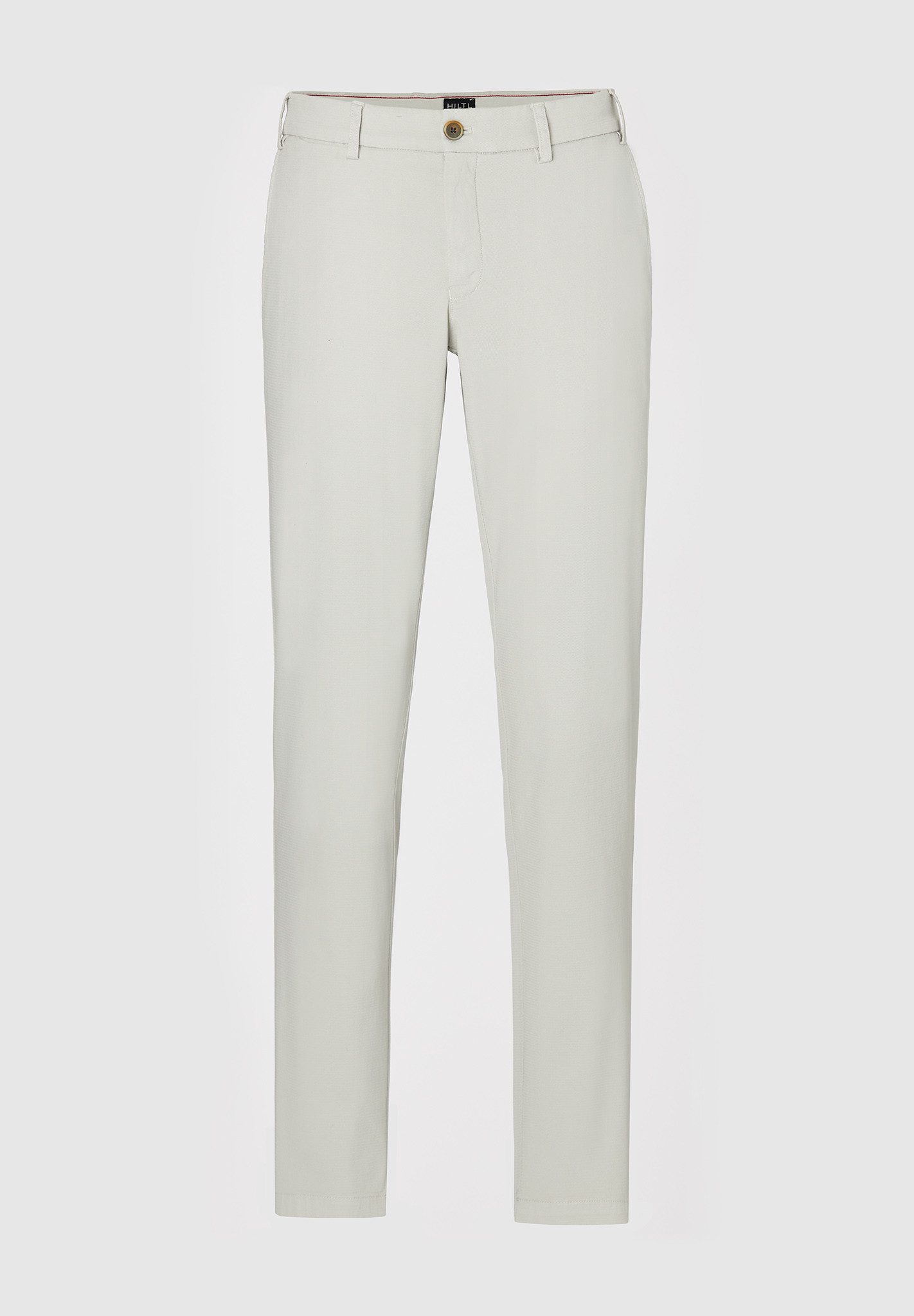 Chinos Tamo Chino Hose Herren Slim Fit Stretch Baumwolle, gebrochenes weiss
