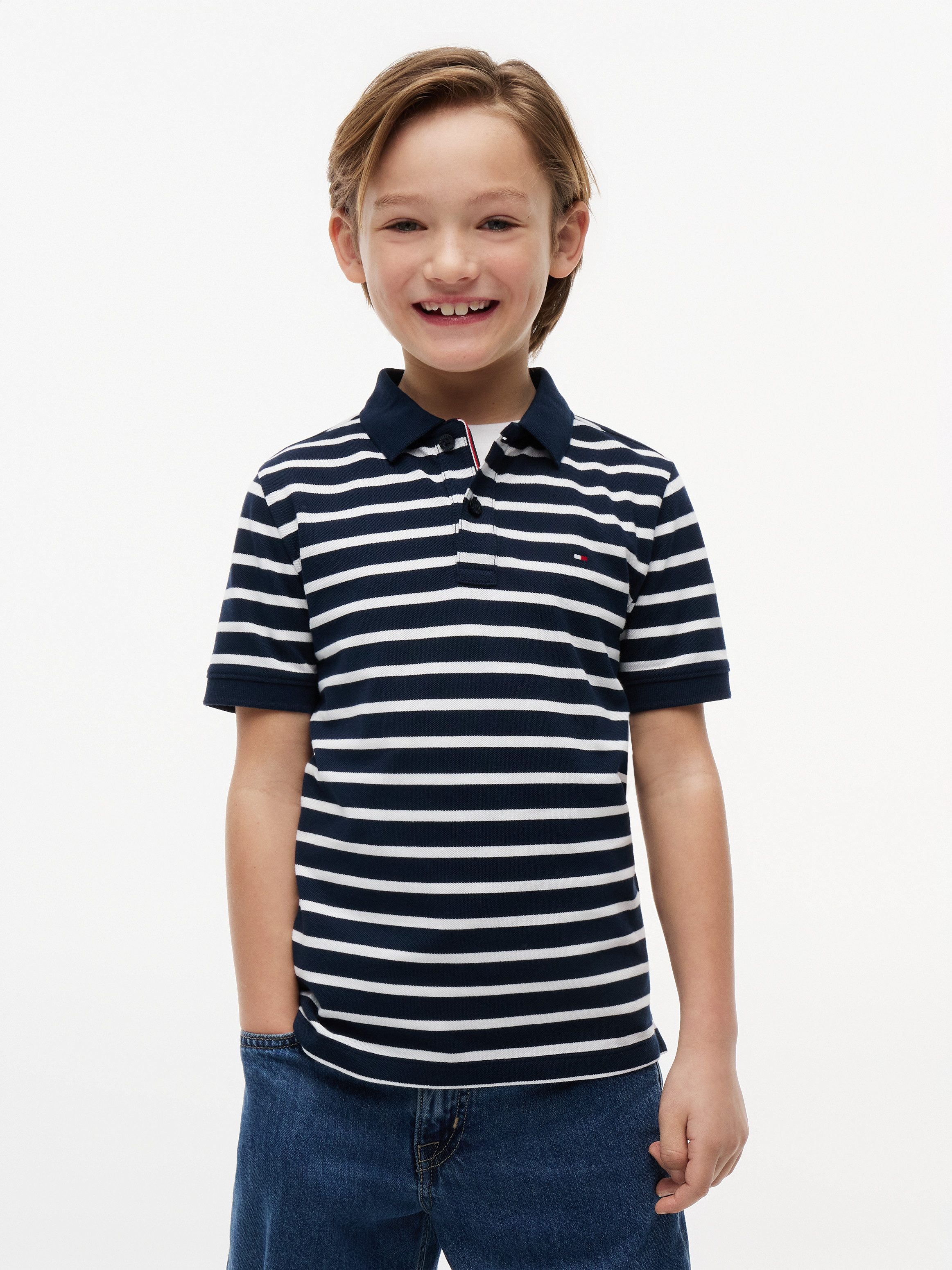 Tommy Hilfiger Poloshirt FLAG POLO SS Kinder bis 16 Jahre, regular fit