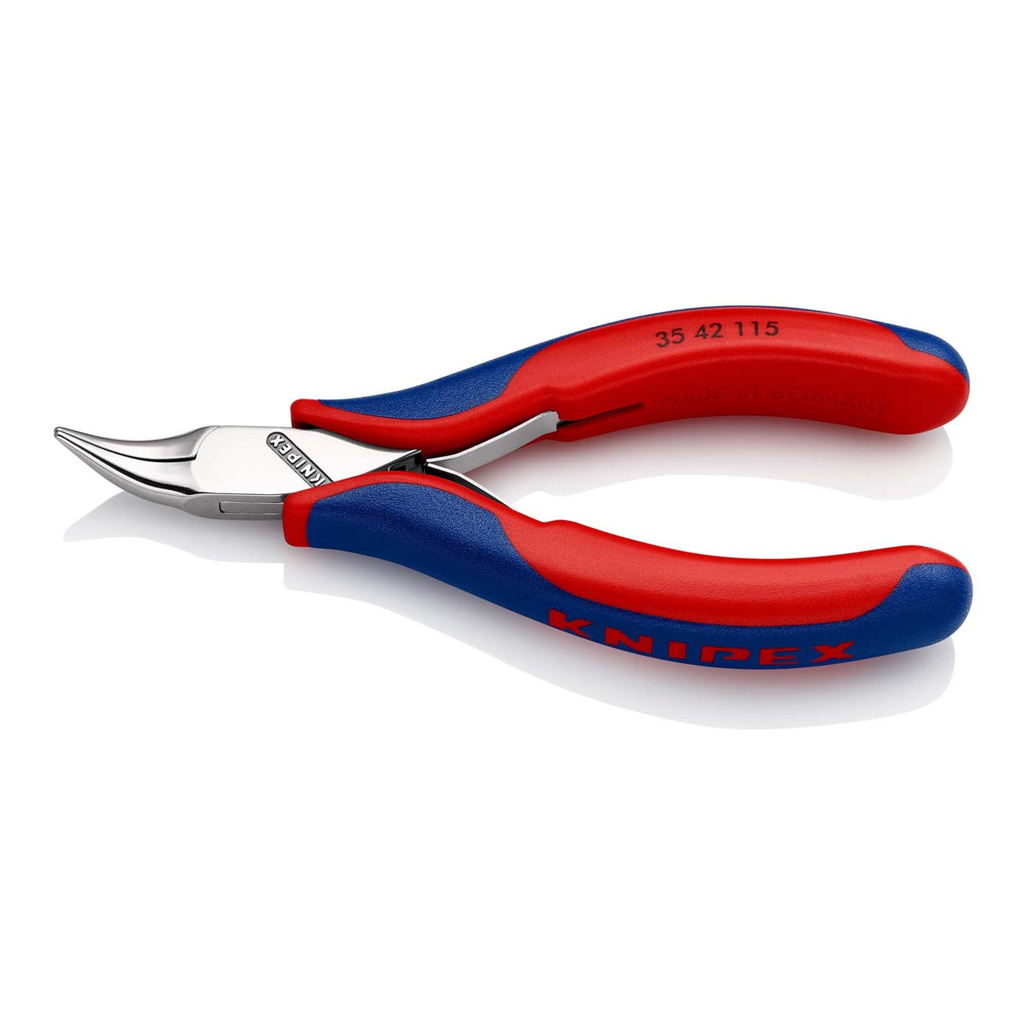 Knipex Kombizange KNIPEX 35 42 115 Elektronik-Greifzange mit durchgestecktem Gelenk mit
