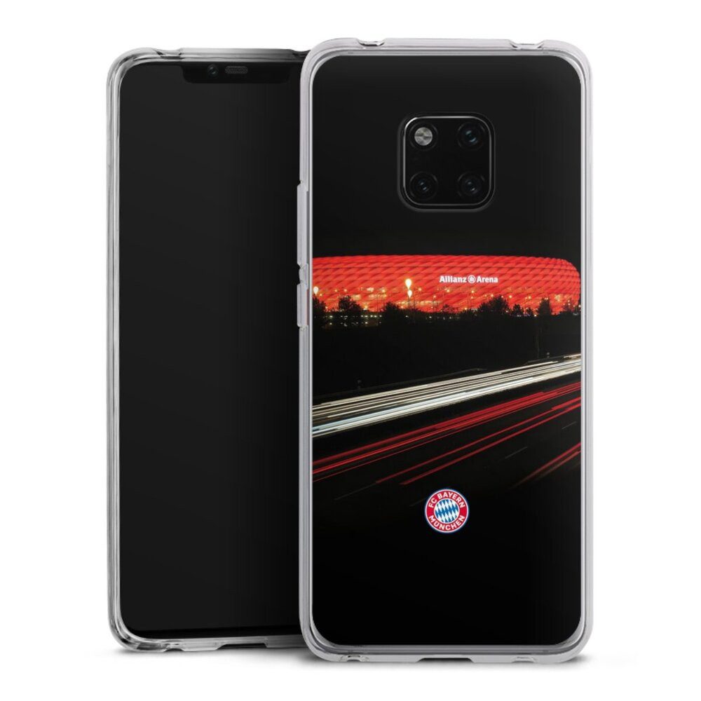 DeinDesign Handyhülle FC Bayern München FCB Stadion FC Bayern München Allianz Arena, Huawei Mate 20 Pro Silikon Hülle Bumper Case Handy Schutzhülle
