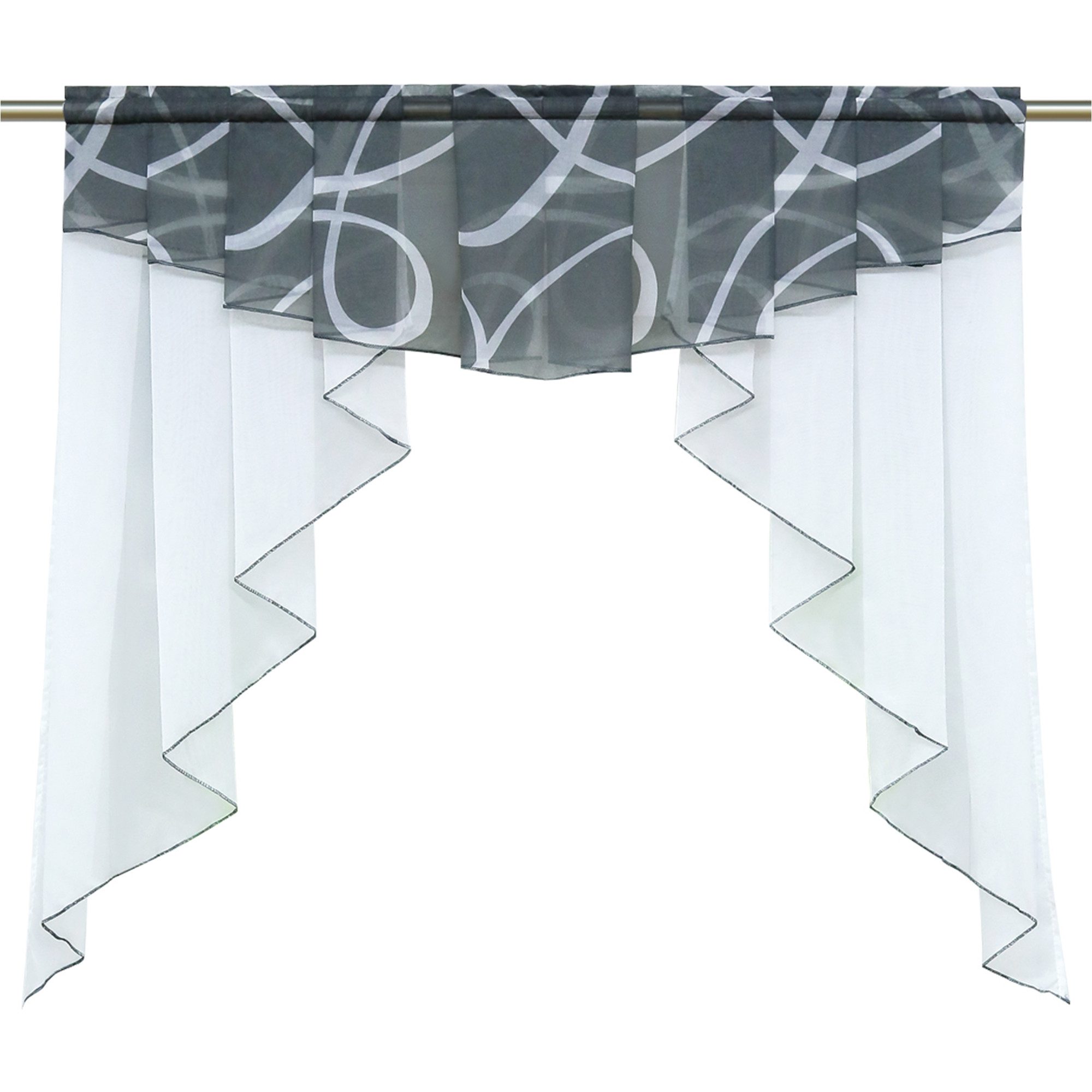 Delien Raffrollo Alice, mit Stangendurchzug, Kurzgardinen Kleinfenster Sche günstig online kaufen