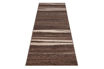 Läufer Läufer Flurläufer Modern für Vorzimmer, Küche - Braun, Mazovia, 70 x 100 cm, Kurzflor, Meterware, Höhe 10 mm, Kurzflor - niedrige Florhöhe