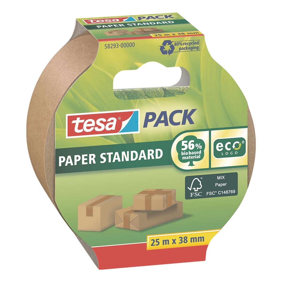 Thumbnail - tesa Klebeband Papier Standard EcoLogo 38 mm / 25 m