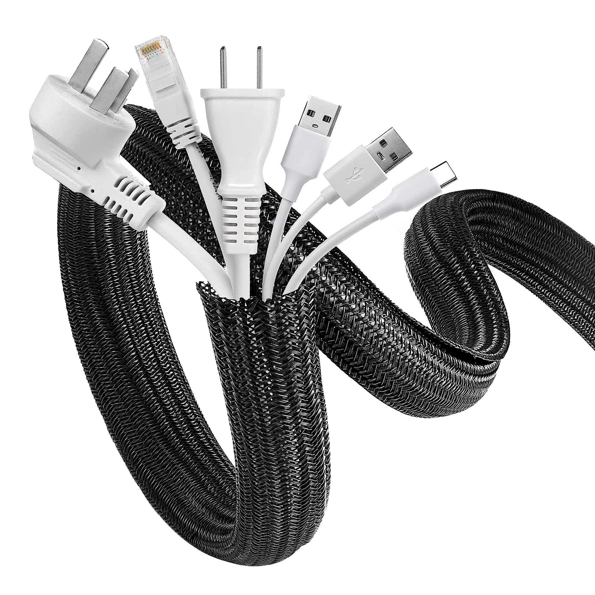 FITUEYES Kabelkanal (2m Φ32mm, Kabelmanagement Zuschneidbar). € 20,99