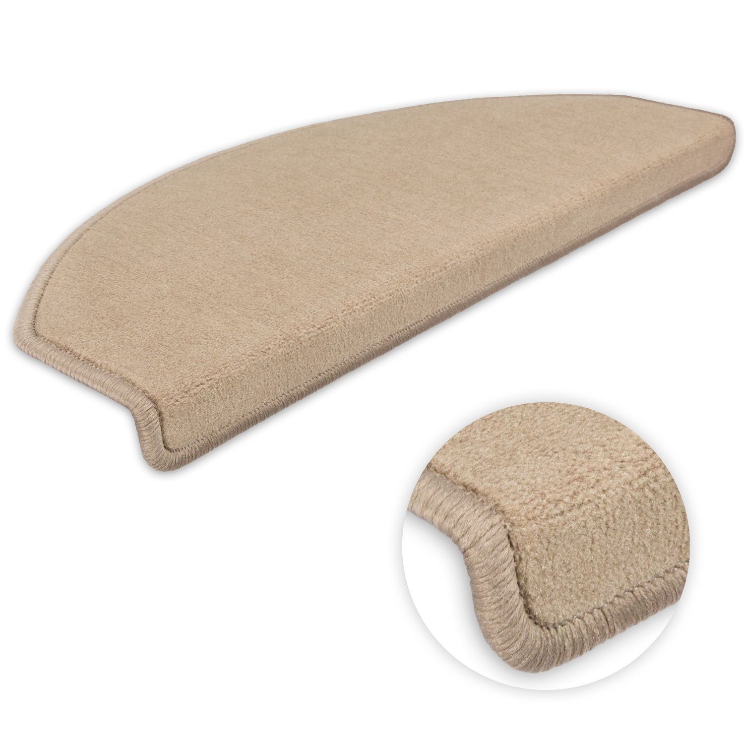 Metzker® Stufenmatte Stufenmatten Vorwerk Uni Halbrund Einzeln und SparSet' günstig online kaufen