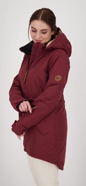 CNSRD Funktionsparka CHARLOTTA COAT GRAPE CS WOMEN mit hochschließendem Kragen und Kapuze