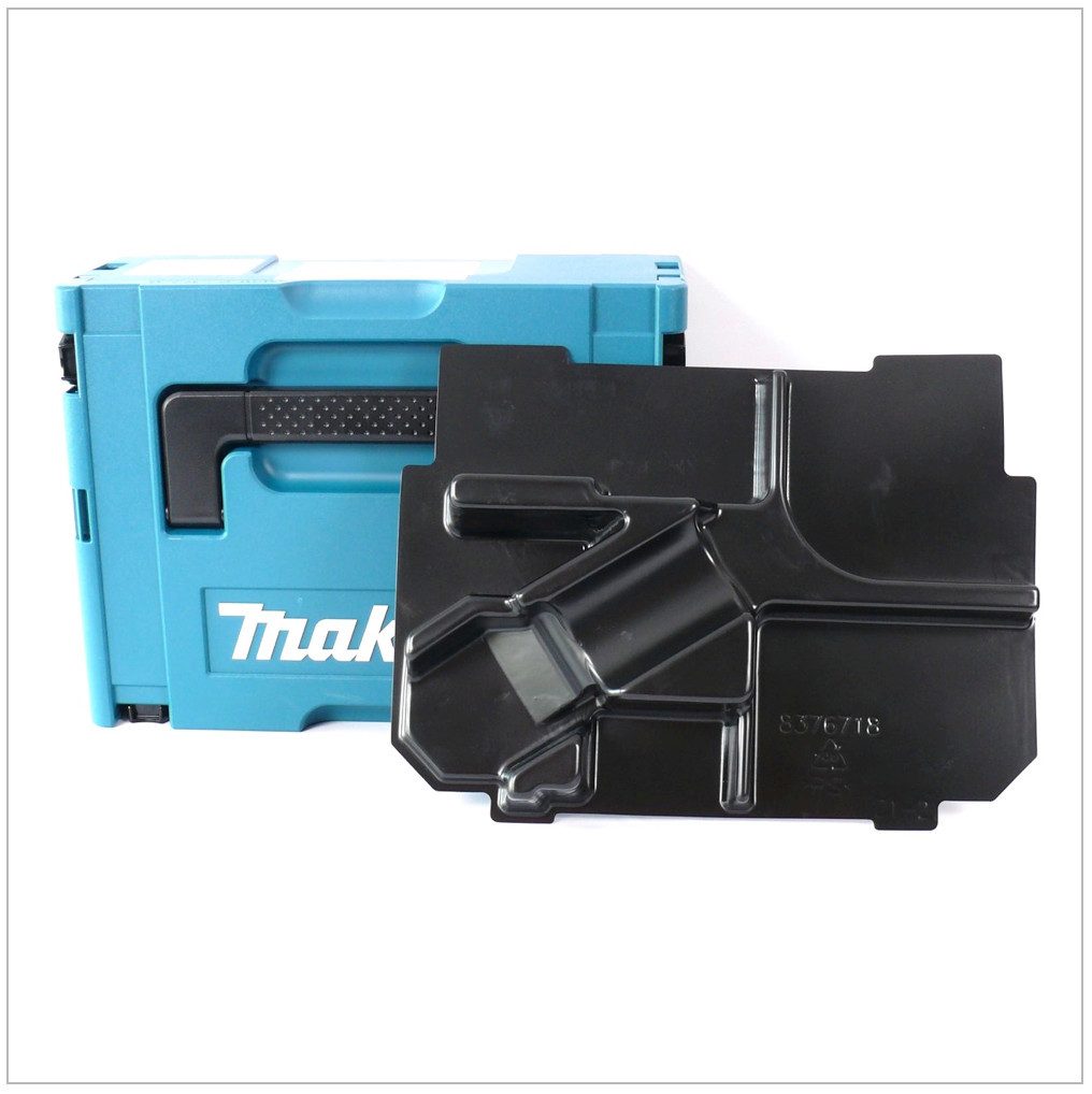 Makita Werkzeugkoffer MAKPAC 2 Systemkoffer - mit Einlage für BTM / DTM 40 / 50 / 51