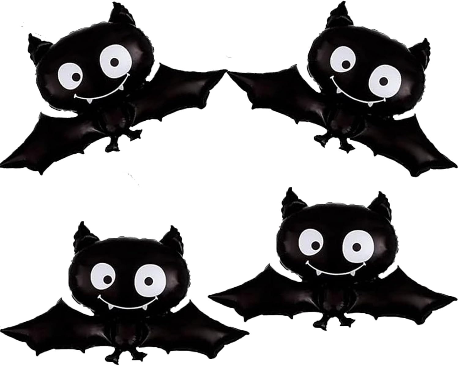FELIXLEO Dekohänger 4 Stück Halloween Fledermaus