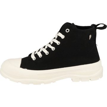 piece of mind. Damen Schuhe 832-671 Hi-Top Canvas Halbschuhe Schnürer Black Schnürschuh