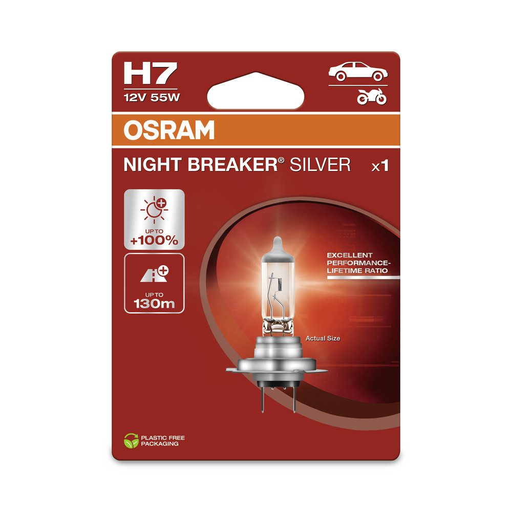 Osram KFZ-Ersatzleuchte Osram Automotive 4062172395113 Halogen Leuchtmittel Night Breaker® Sil – Bild 5 von 5
