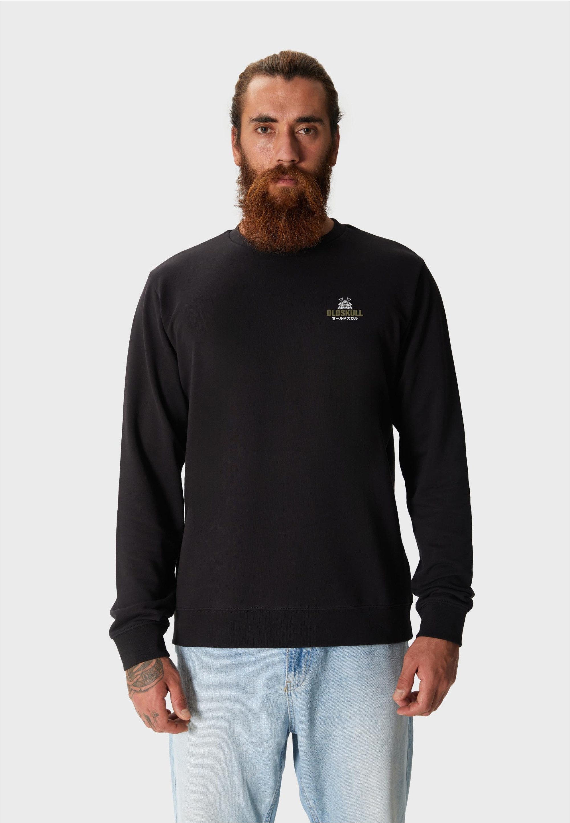 Oldskull Sweatshirt Basic Oldskull Samurai Logo günstig online kaufen
