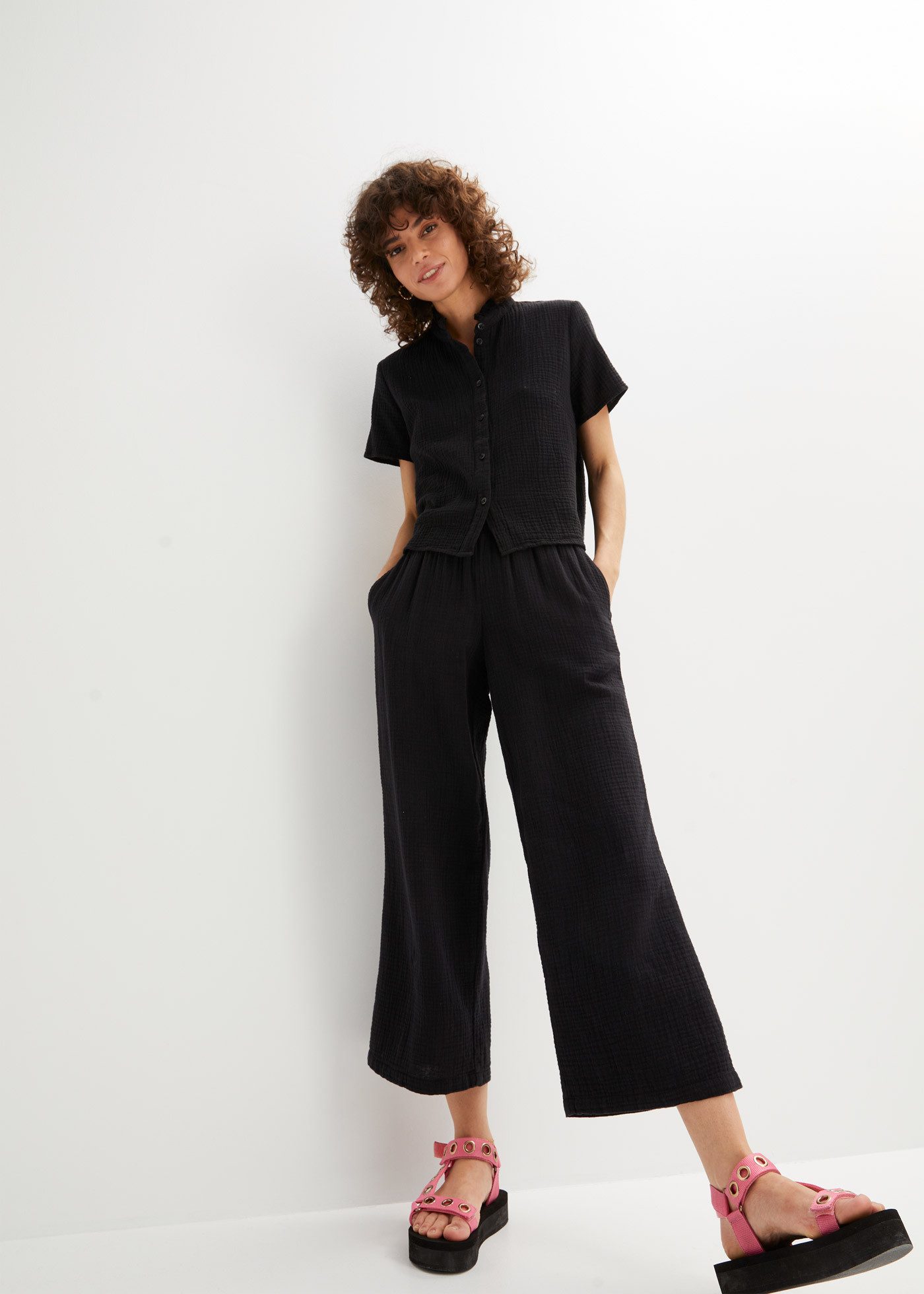 bonprix Culotte Musselin-Culotte aus Baumwolle günstig online kaufen