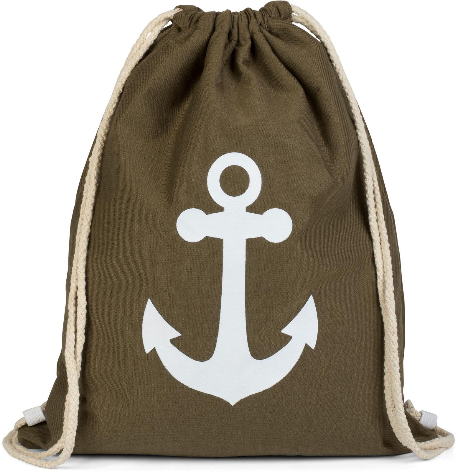 styleBREAKER Turnbeutel Turnbeutel mit Anker (1-tlg)
