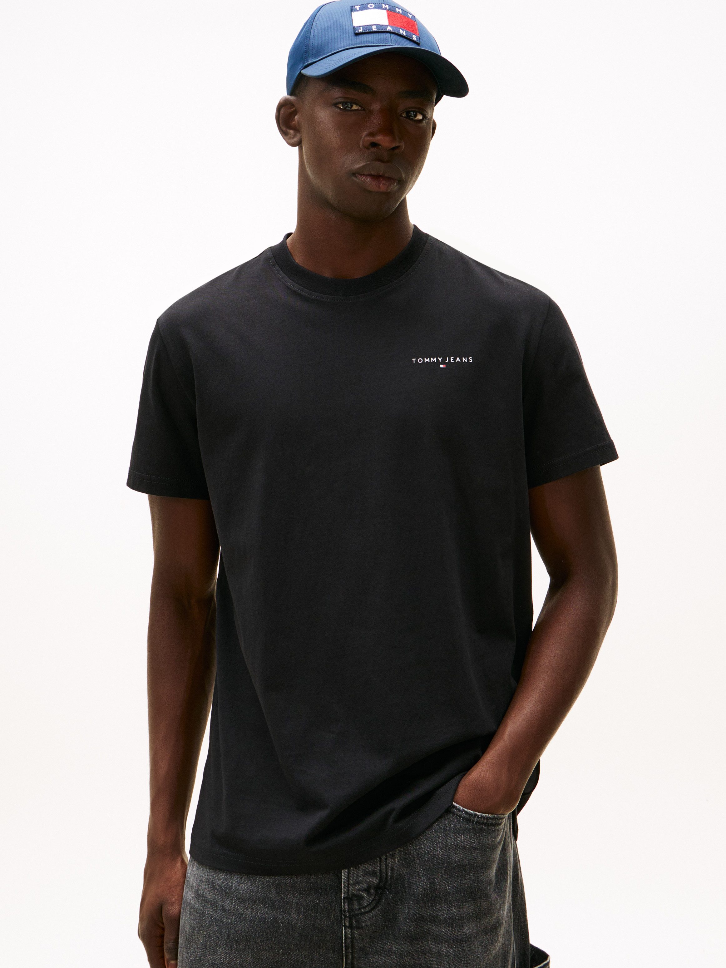 Tommy Jeans T-Shirt TJM SLIM FIT LINEAR 2PACK (Packung, 2-tlg) Rundhals, Jersey – Bild 3 von 5