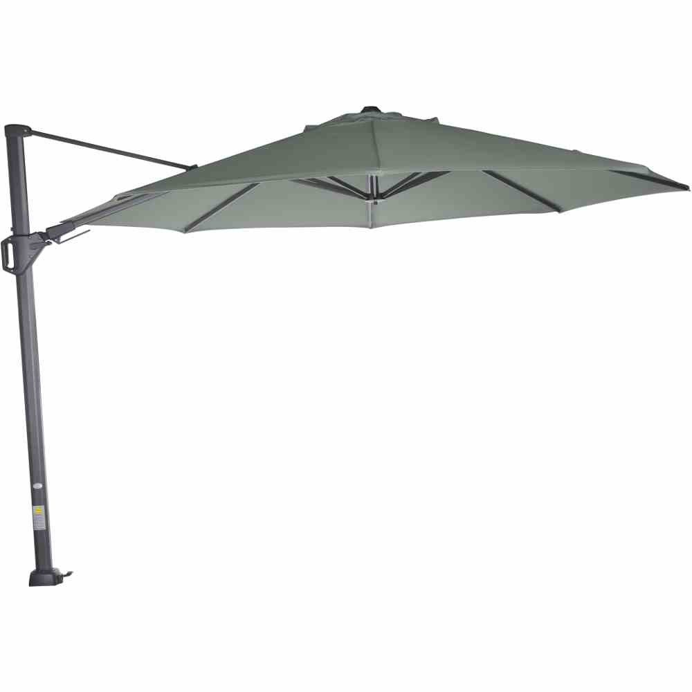 Gartentrends Ampelschirm SUNSET N+, in olive, Aluminium - 252x350cm (HxD)