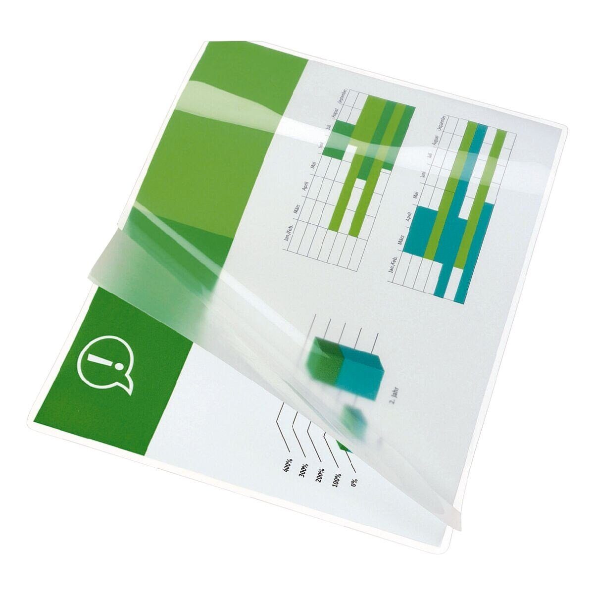 GBC Laminierfolie, Laminiertaschen A4 80 mic glänzend