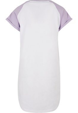 URBAN CLASSICS Shirtkleid Urban Classics Damen Ladies Contrast Raglan Tee Dress (1-tlg)