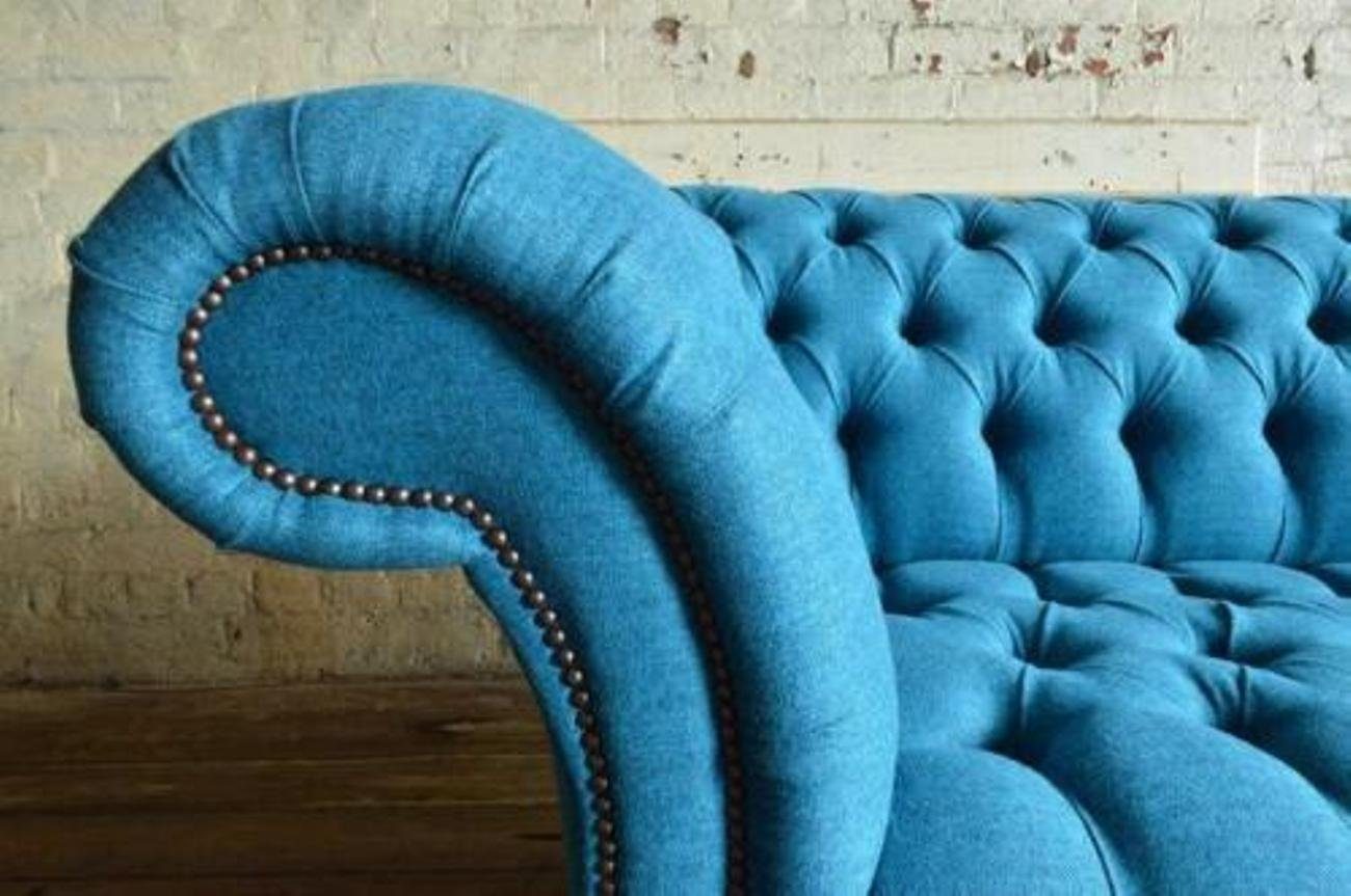 Stoff, Europe Polster Klasse Couchen in Sitzer Couch Luxus Textil 3-Sitzer Made 3 JVmoebel Chesterfield